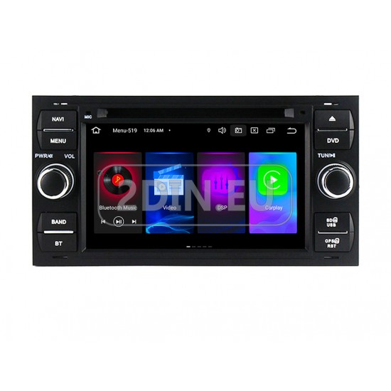 FORD - МУЛТИМЕДИЯ / Навигация android 16 DVD черна + DSP + CarPlay
